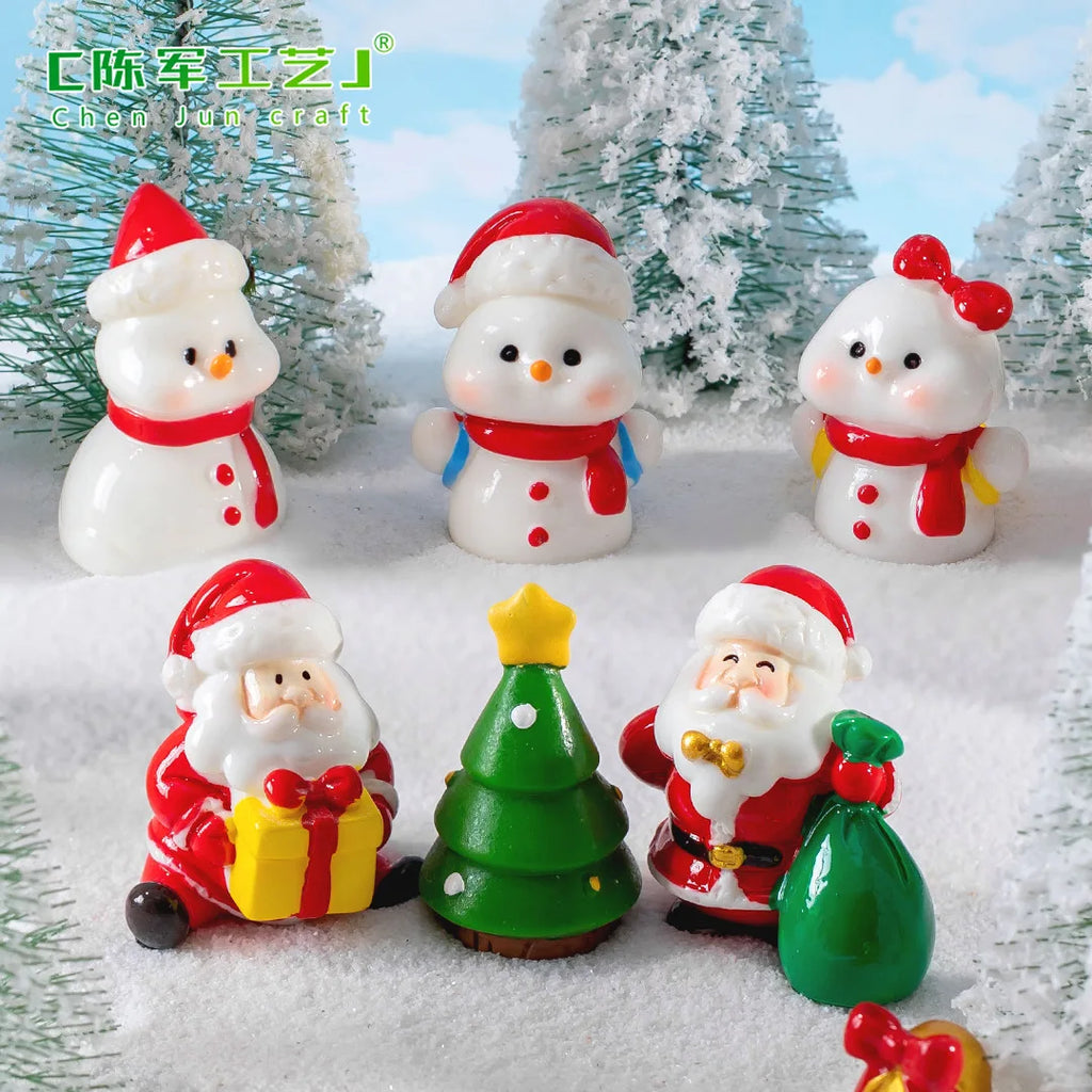 Mini Resin Christmas Character Figurine - LOWZY