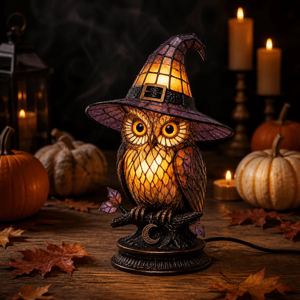 Gothic Halloween Acrylic Lamp – 13 Spooky Designs