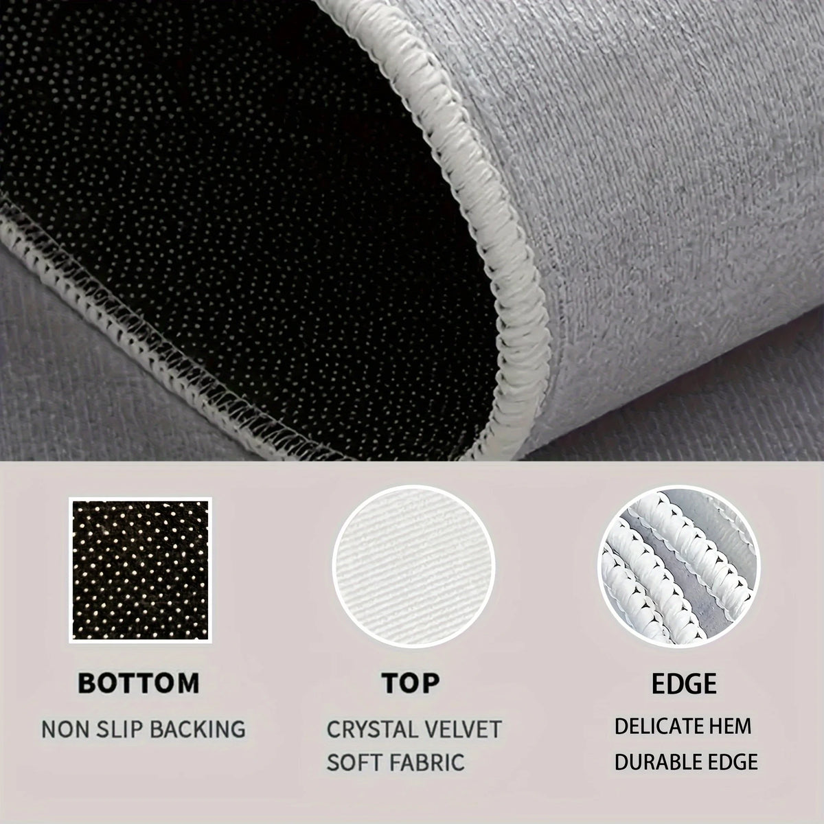 Washable Polyester Welcome Doormat