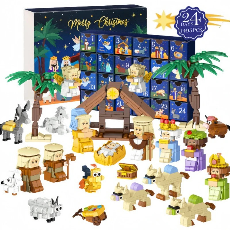 24-Day Christmas Train Advent Calendar Gift Box - LOWZY