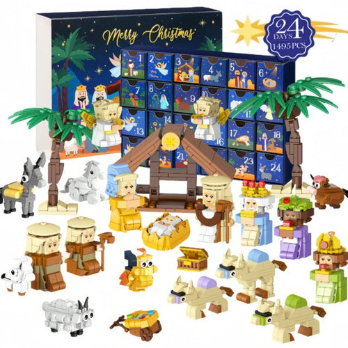 24-Day Christmas Train Advent Calendar Gift Box - LOWZY