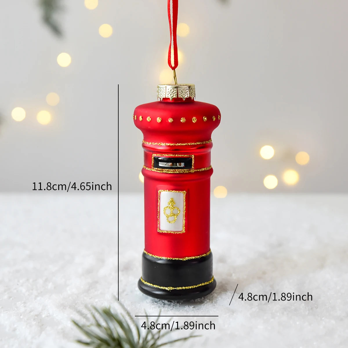 Glass Christmas Character Tree Ornament - view 15 - LOWZY
