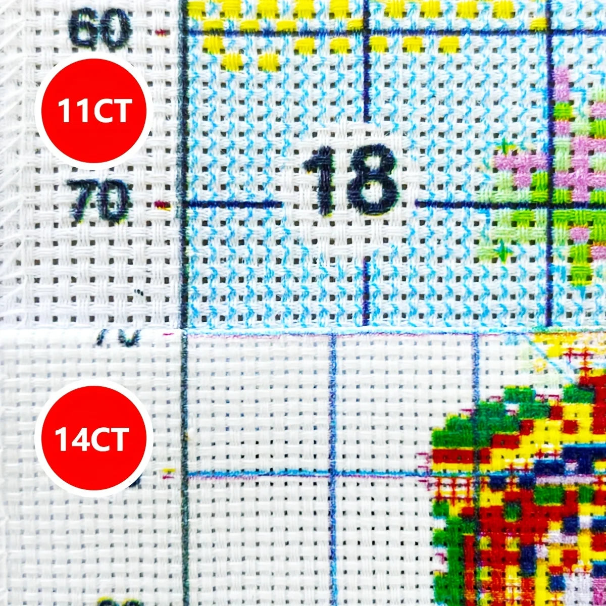 Christmas Cat Cross Stitch Kit - 30 x 40cm - LOWZY