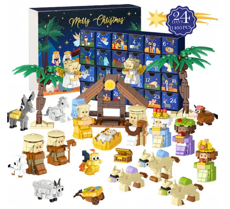 24-Day Christmas Train Advent Calendar Gift Box - LOWZY
