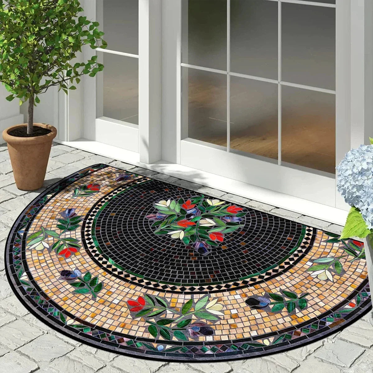 Decorative Polyester Entrance Rug