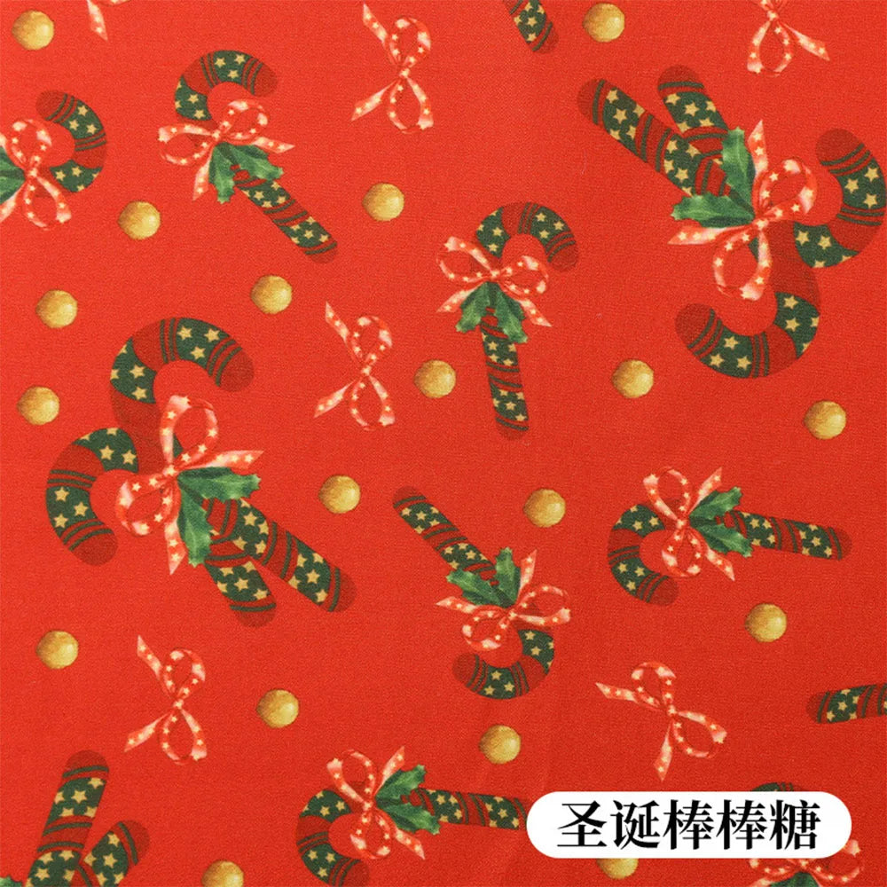 Christmas Print Fabric - 50 x 150cm - LOWZY