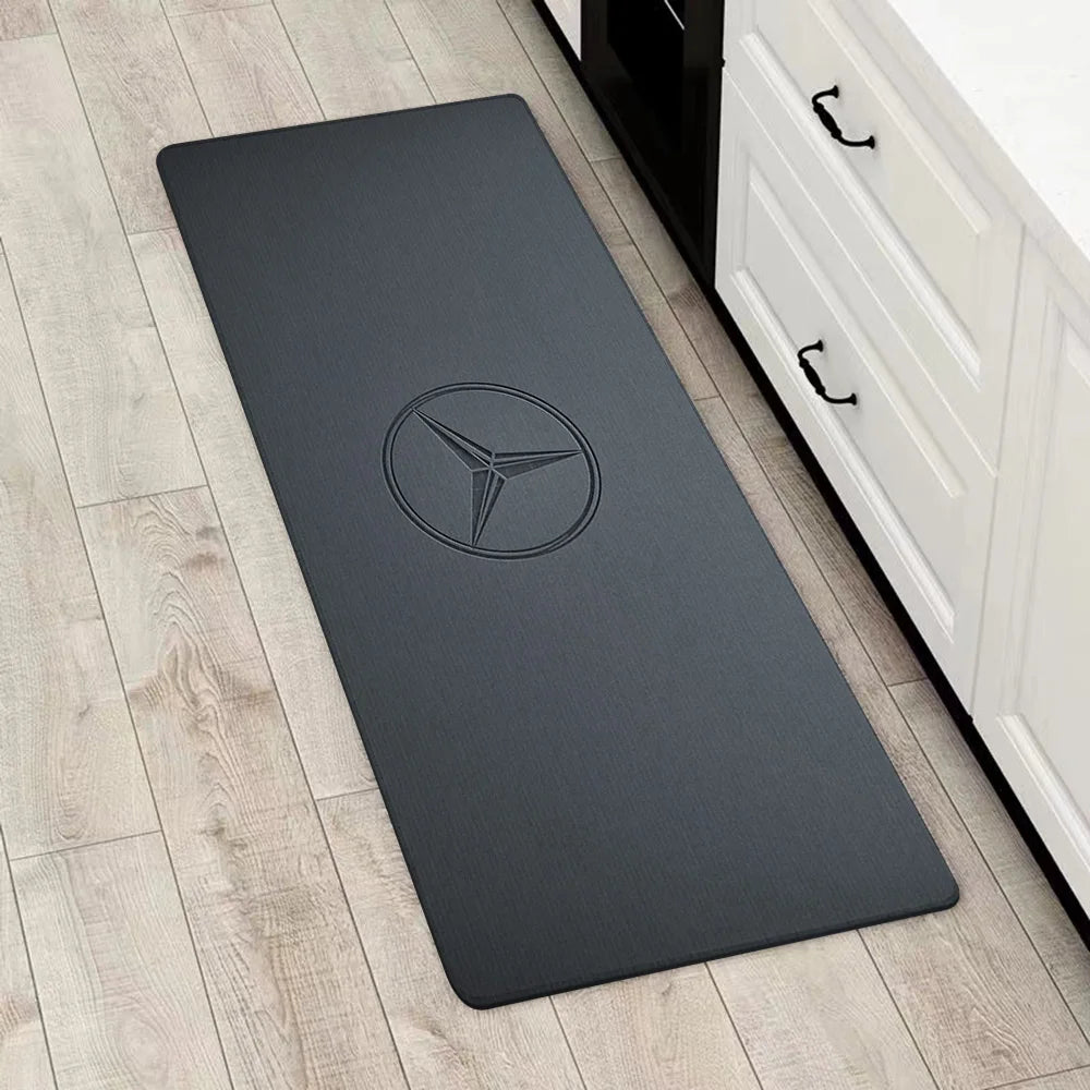 Star Emblem Printed Floor Mat