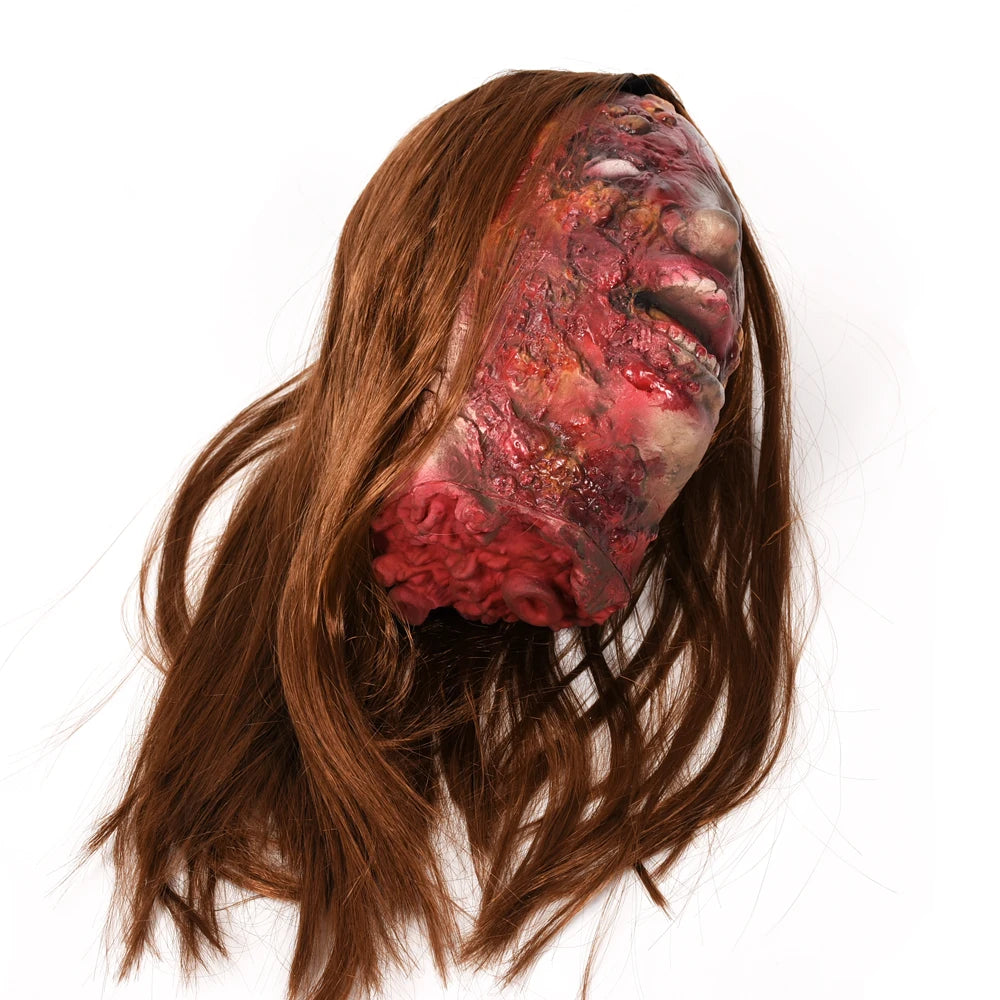 Hanging Latex Severed Head Halloween Prop – 32 Designs – 018