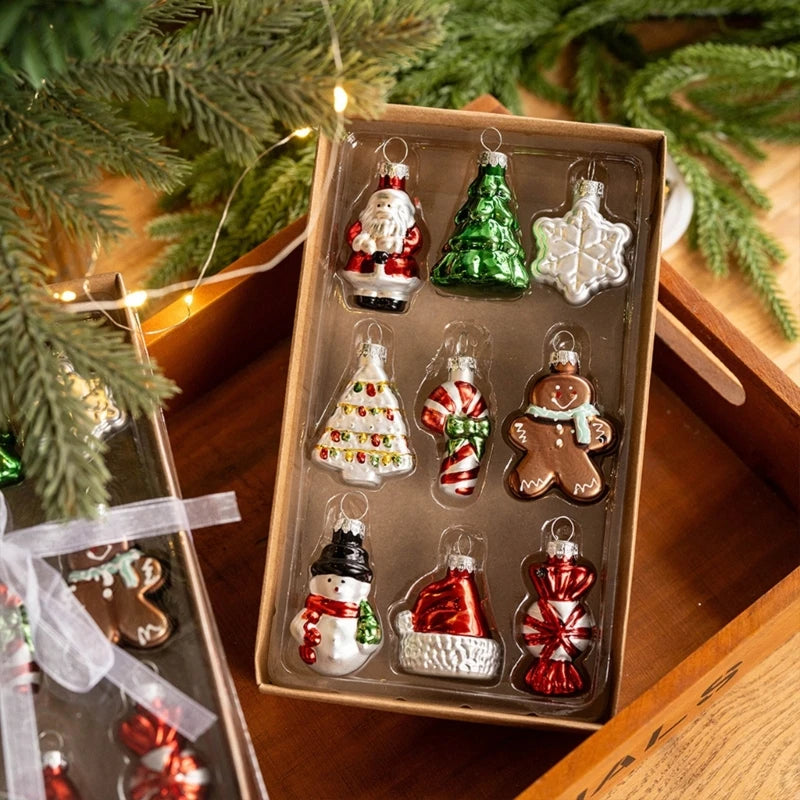 Glass Christmas Tree Hanging Ornament - LOWZY