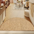Brown Faux Jute Washable Doormat
