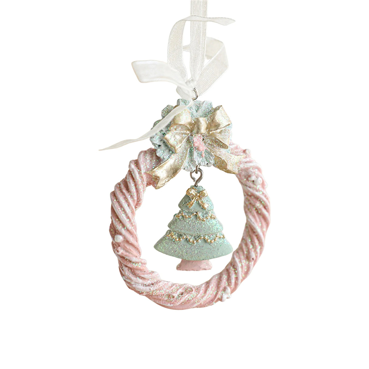 Vintage Storybook Resin Christmas Ornament - Christmas socks - LOWZY