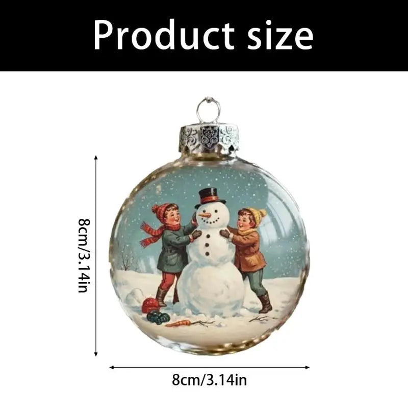 Vintage-Style Acrylic Christmas Tree Ornament - view 6 - LOWZY