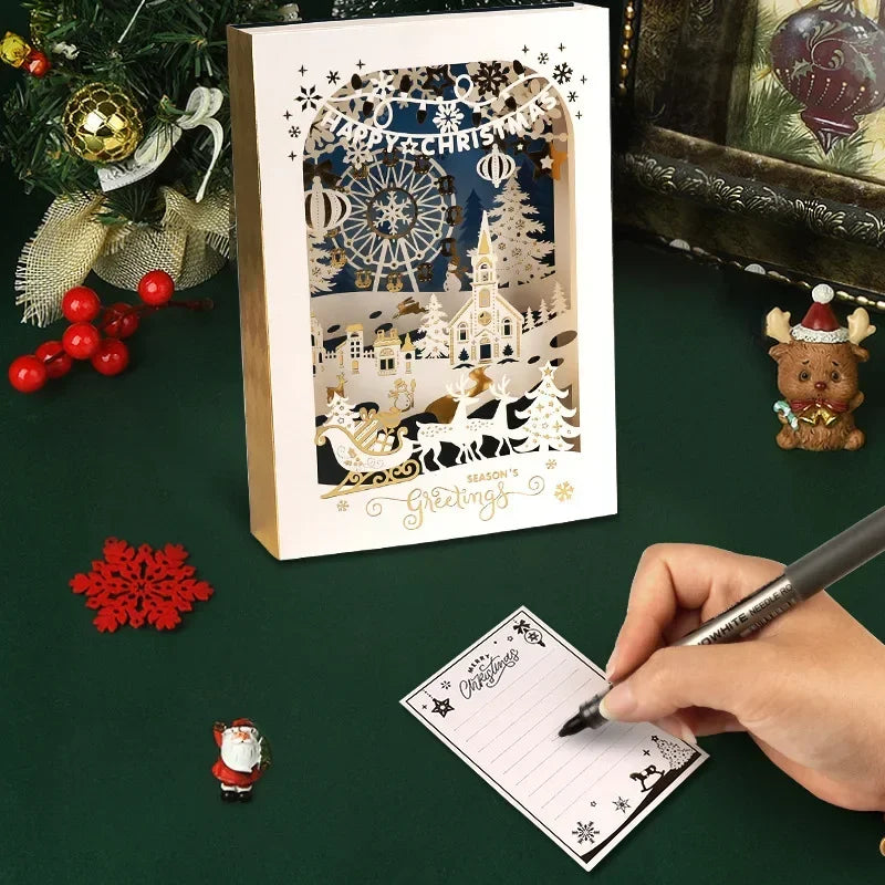 3D Christmas Greeting Card - LOWZY