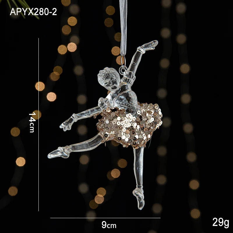 Acrylic Winter Wonderland Hanging Ornament - LOWZY