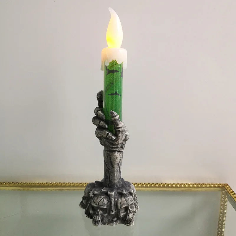 Halloween Ghost & Skeleton Party Candles