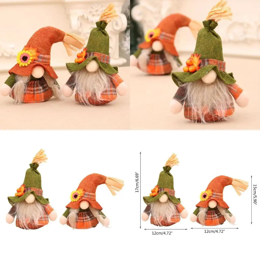 Autumn Harvest Gnome – Farmhouse Table Decoration