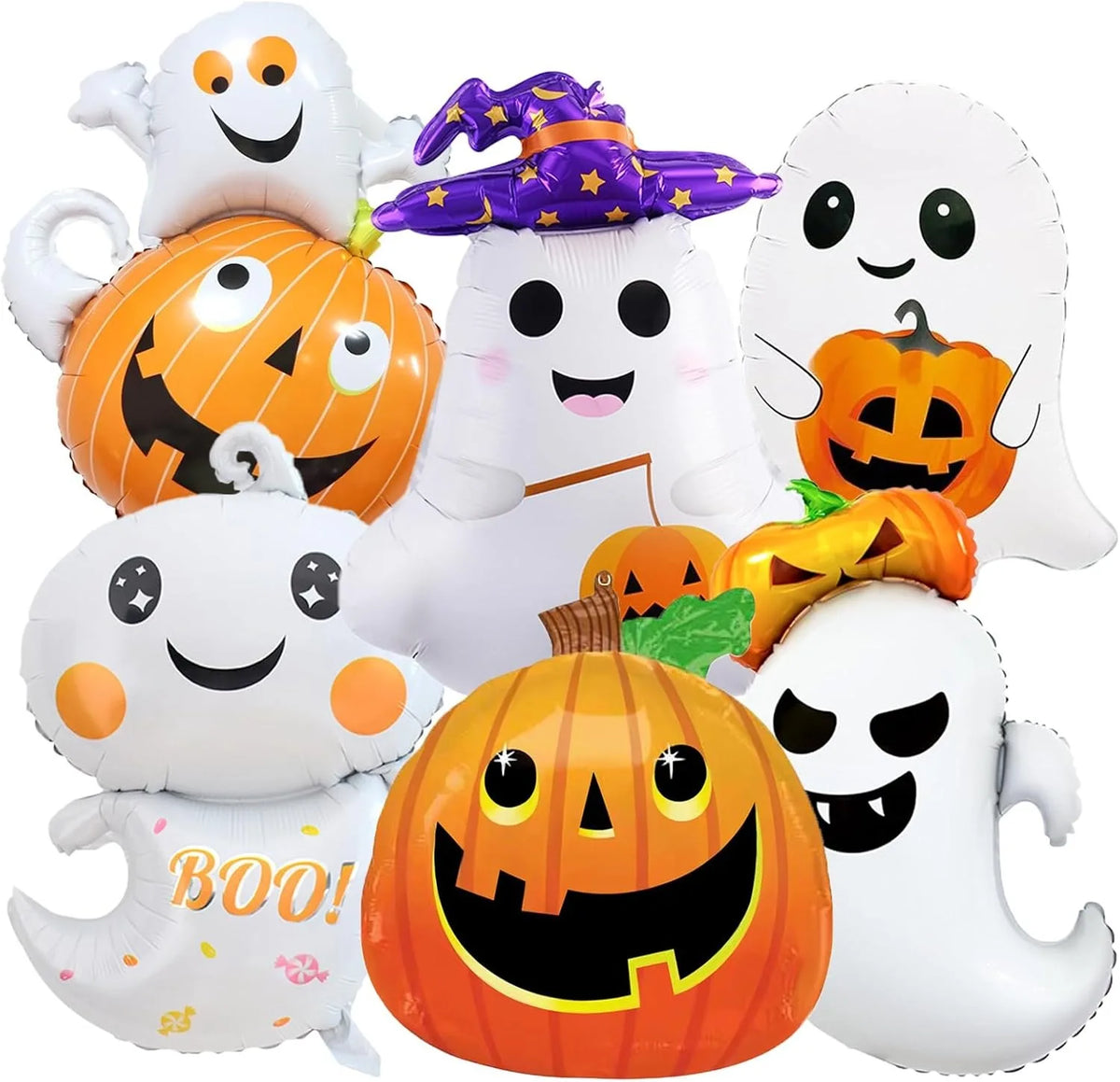 Halloween Foil Balloons – Ghost, Pumpkin, Bat & Mummy – 1PCS-4