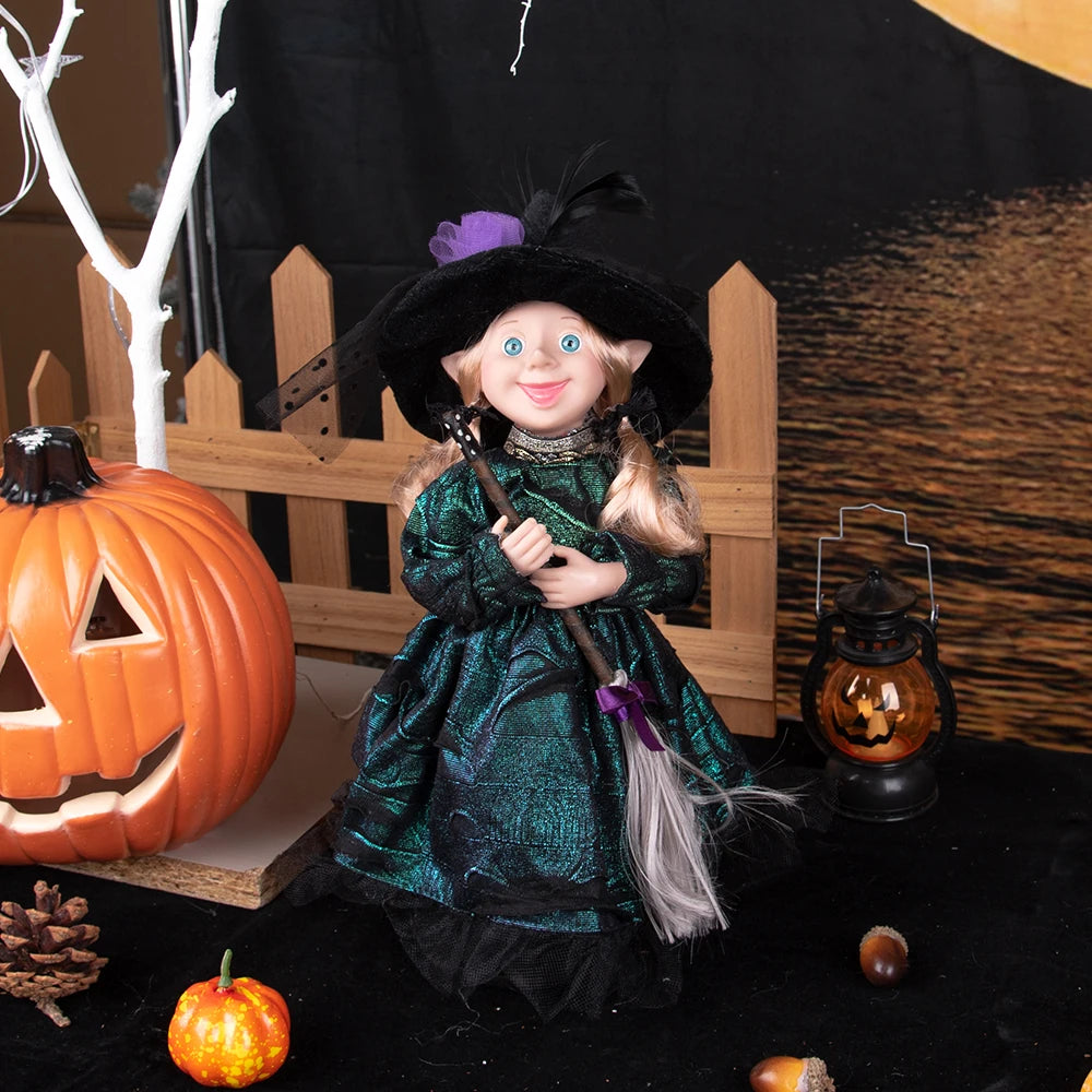 Hanging Witch & Elf Doll Decoration – 2 Styles