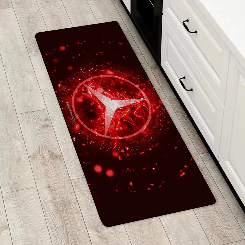 Star Emblem Printed Floor Mat