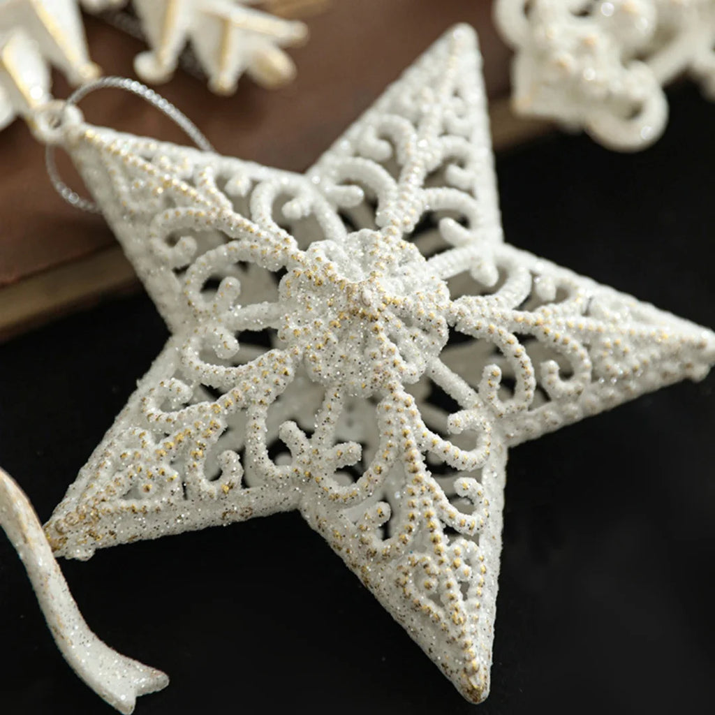 White Christmas Tree Hanging Ornament - LOWZY