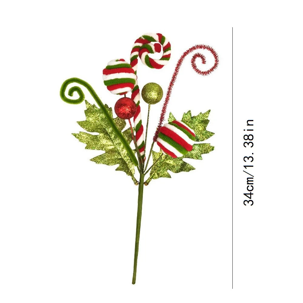 Pink & Green Candy Swirl Christmas Tree Decoration - view 6 - LOWZY