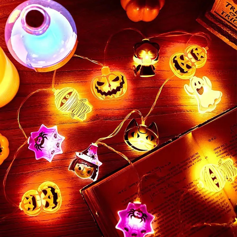 Halloween LED String Lights – Pumpkin, Ghost & Mixed – Mixed