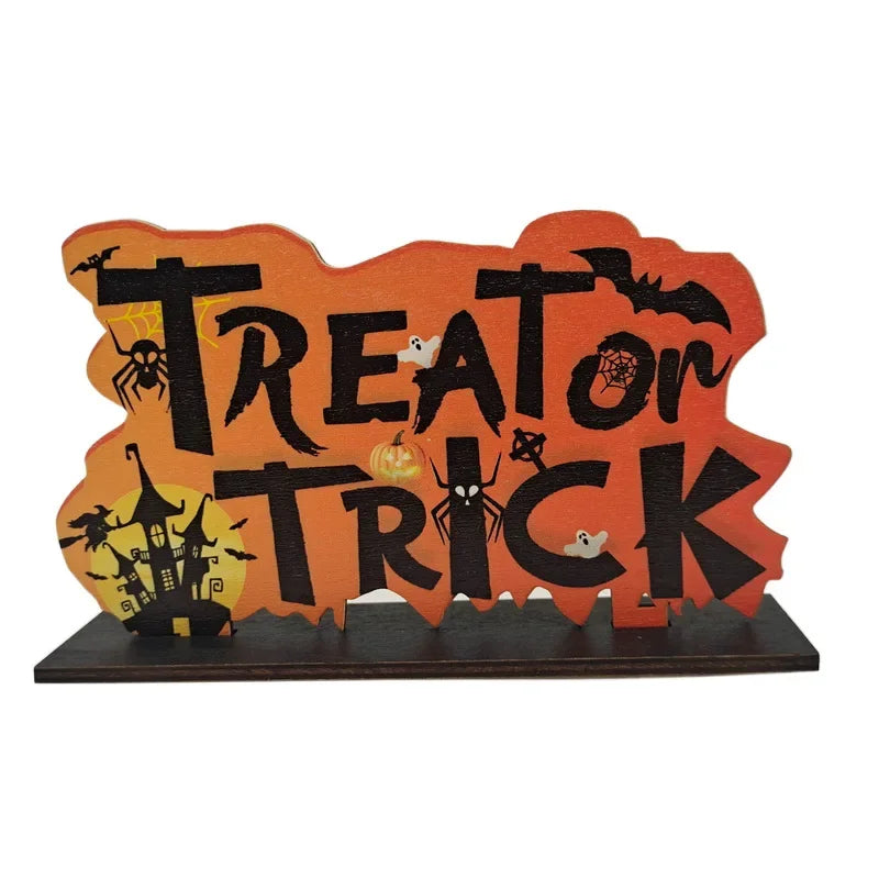 Wooden Halloween Table Signs – 3 Designs