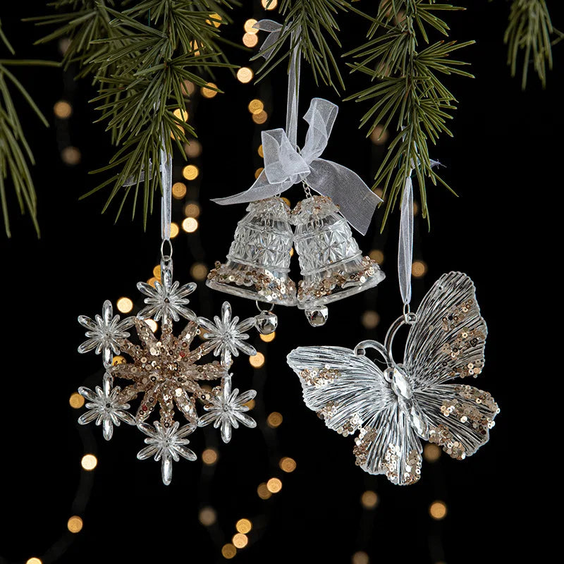 Acrylic Winter Wonderland Hanging Ornament - LOWZY