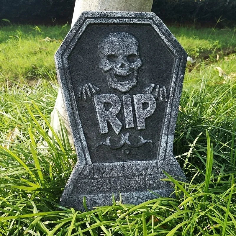 RIP Foam Halloween Tombstone – 37.5cm – A