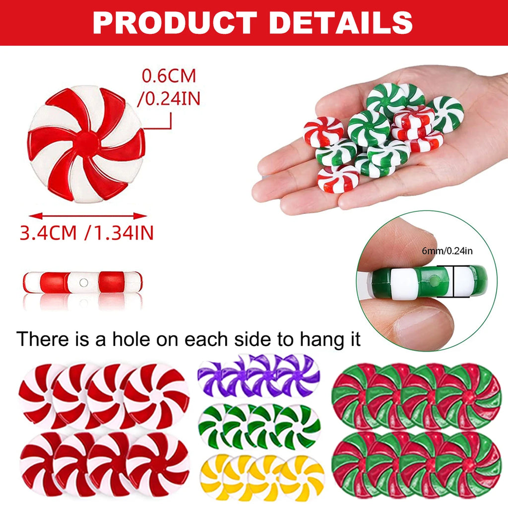 Christmas Candy Tree Ornaments - 10 or 20 Pack - LOWZY