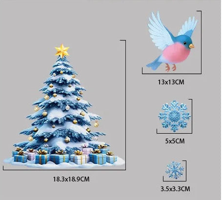 Christmas Window Stickers – Santa & Snowman Designs - view 12 - LOWZY