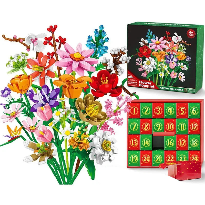 24-Day Christmas Train Advent Calendar Gift Box - LOWZY