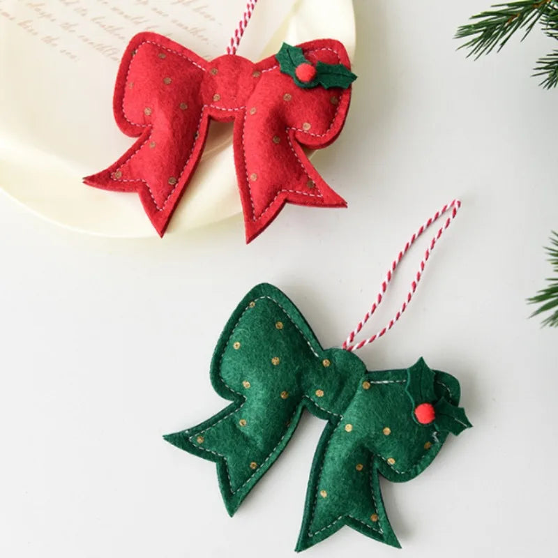 Christmas Character Bow Hanging Ornament - LOWZY