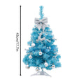 45cm Blue Light-Up Mini Christmas Tree - LOWZY
