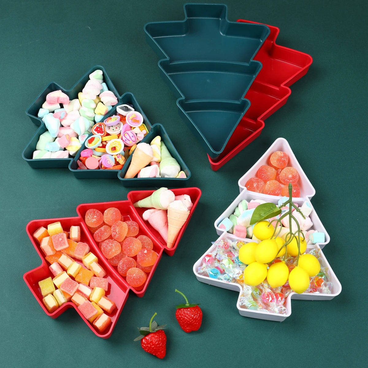 Christmas Tree-Shaped Serving Plate - LOWZY