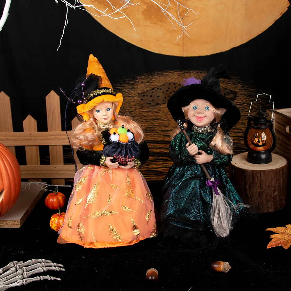 Hanging Witch & Elf Doll Decoration – 2 Styles – ST57-1