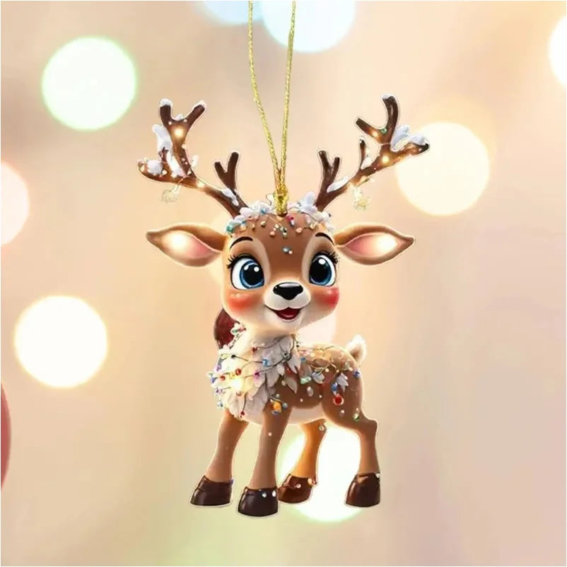 Christmas Reindeer Tree Ornament - LOWZY