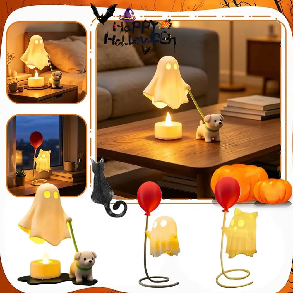 Cute Ghost LED Night Light – 3 Halloween Designs