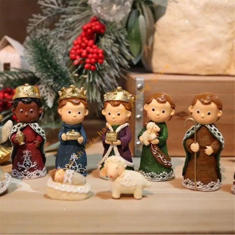 Resin Holy Family Nativity Scene - LOWZY