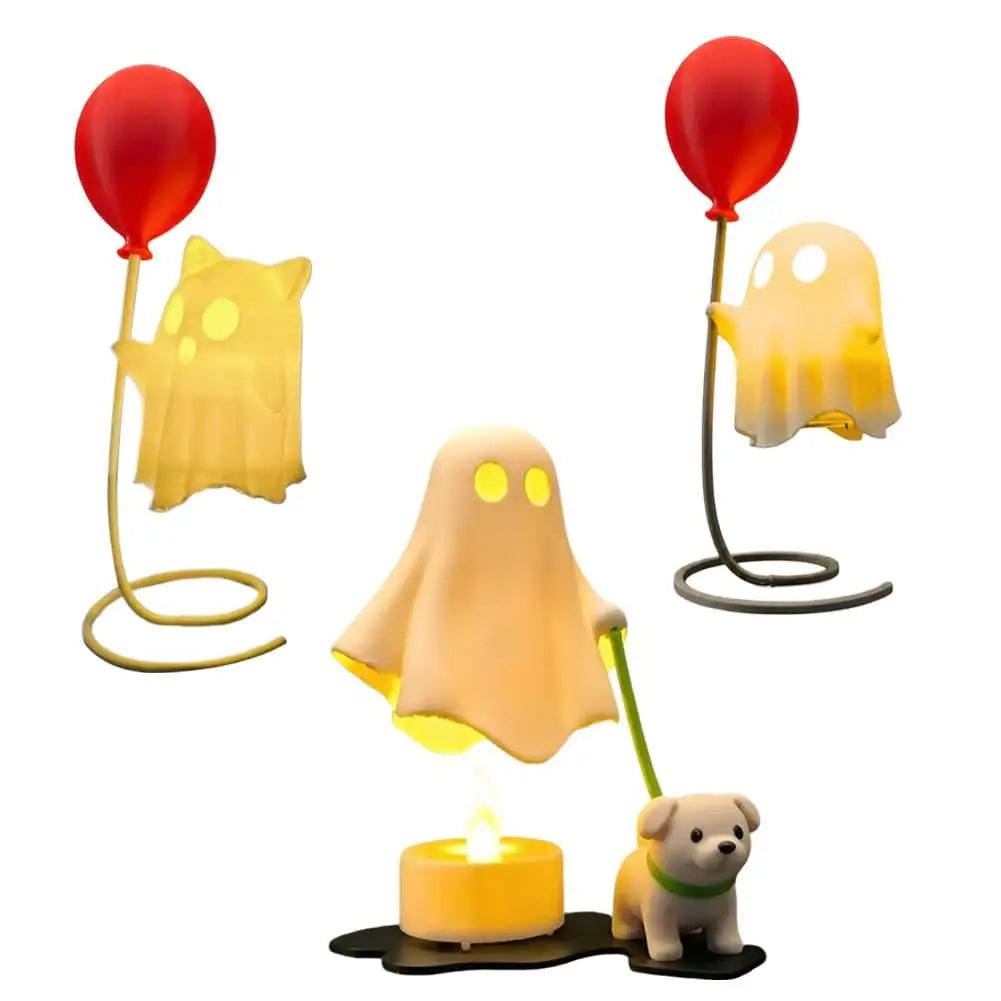 Cute Ghost LED Night Light – 3 Halloween Designs