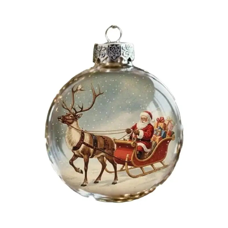 Vintage-Style Acrylic Christmas Tree Ornament - view 9 - LOWZY