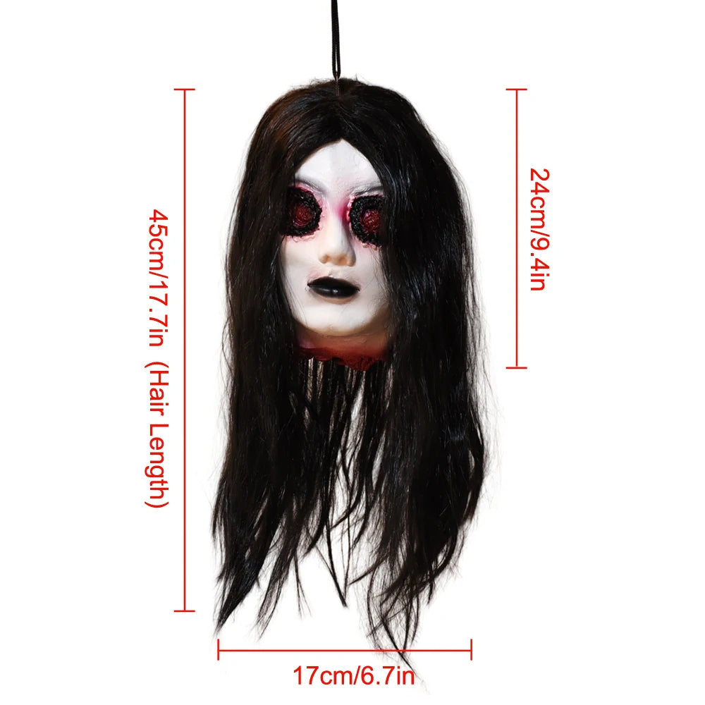 Hanging Latex Severed Head Halloween Prop – 32 Designs – 141