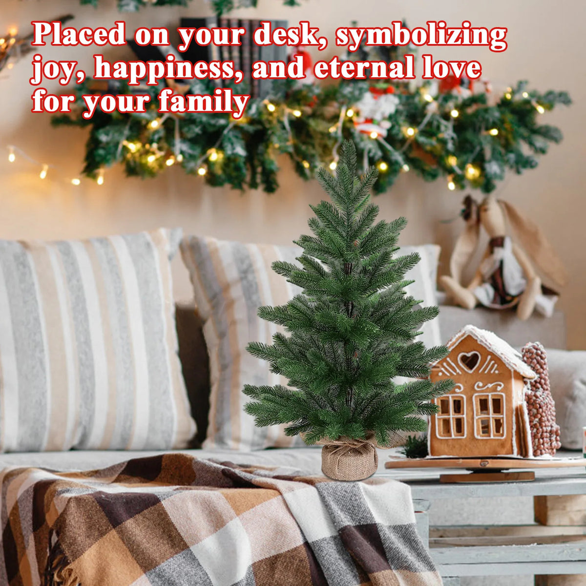 Classic Artificial Tabletop Christmas Tree - LOWZY