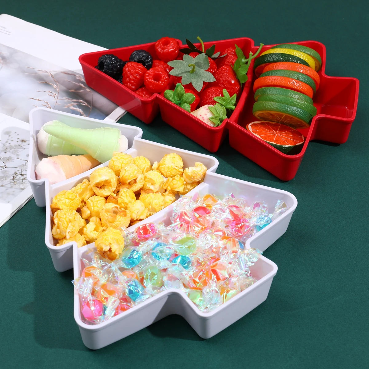 Christmas Tree-Shaped Serving Plate - LOWZY