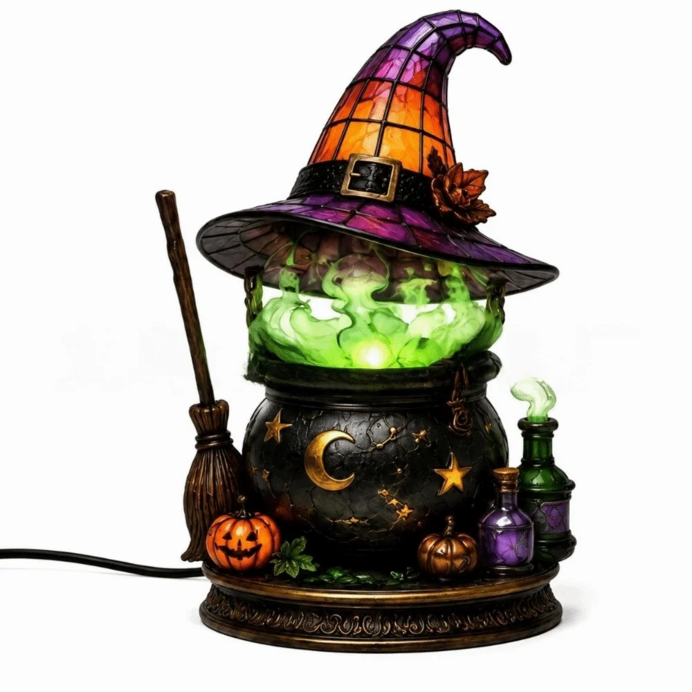 Gothic Halloween Acrylic Lamp – 13 Spooky Designs
