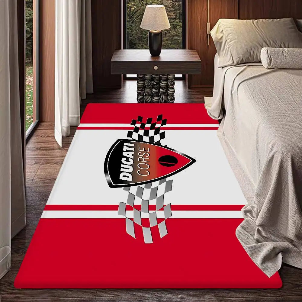 Ducati Motorcycle Print Doormat