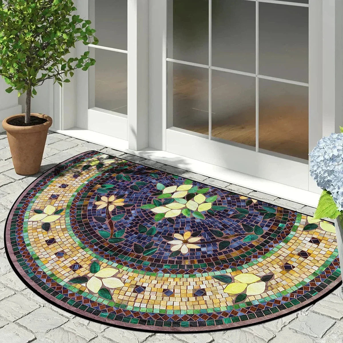 Decorative Polyester Entrance Rug