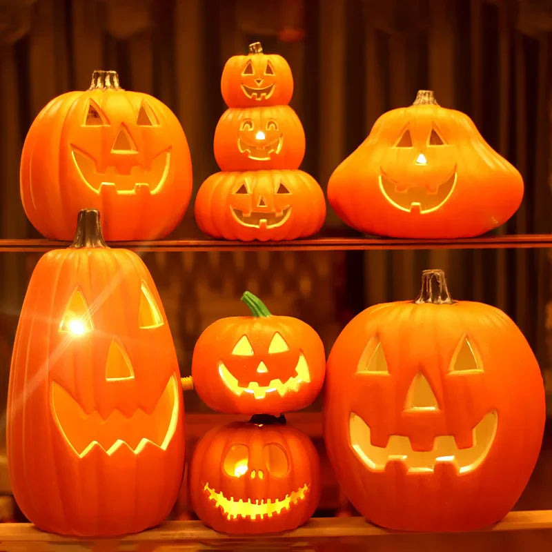 Light-Up Halloween Pumpkin Decoration