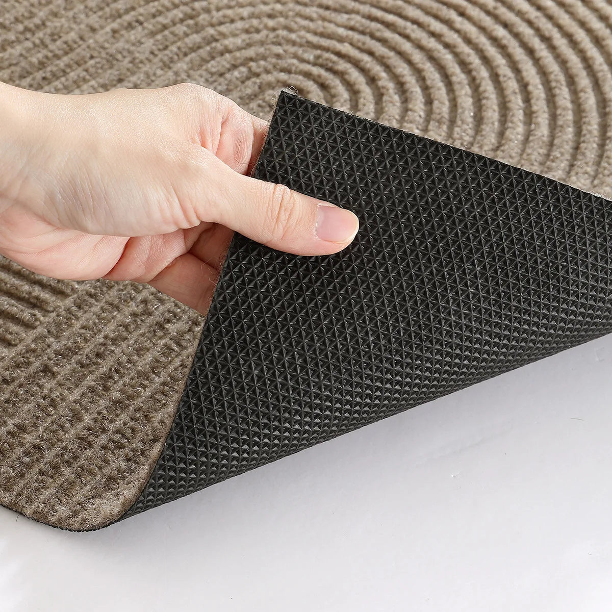 Grooved Geometric Entrance Doormat