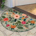 Autumn Floral Semi-Circle Doormat – 3 Sizes